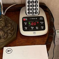 BT Cordless twin telephone answering machine