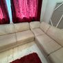 Leather L-shaped corner 5 seater sofa couch Image 7