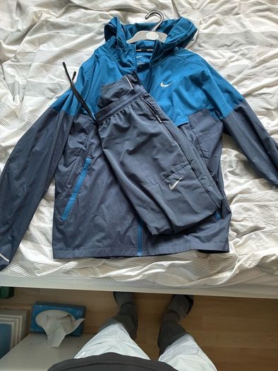 Nike miller tracksuit navy and blue