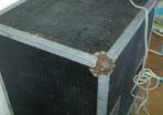 Amp /mixer rack flight case on wheels