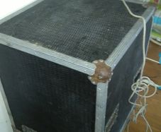 Amp /mixer rack flight case on wheels