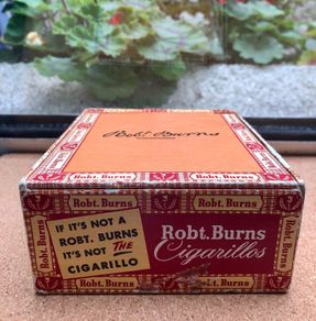 Robert Burns Cigarillos Box