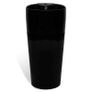 Ceramic Stand Bathroom Sink Basin Faucet/Overflow Hole Black Round Image 3