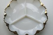 Vintage Milk Glass Plate