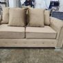 Olympia Plush Velvet Fabric Sofa Image 4