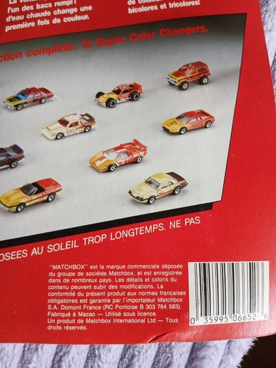 Ferrari Testarossa / Buick Le Sabre Matchbox Super Colour Changers