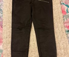 Zara Black Biker Jeans