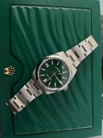 Rolex OP green 41m MINT condition