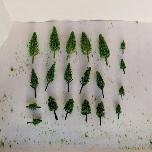 New Model Trees Pack C: ( Hornby Bachmann MicroScalextric wargames Scenic Lima Scalextric )