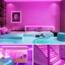 30m Led Strip Lights RGB Music Sync Color Changing, Led Lights with Smart App Control Remote, Led Lights for Bedroom Lighting Flexible Home Decoration Image 6