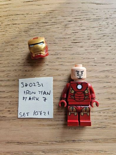 lego sh0231 Iron man mark 7, set 10721, 6869
