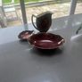 Carlton dishes and jug - Rouge Royal Image 2