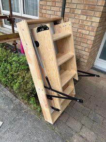 Attic ladder - foldable