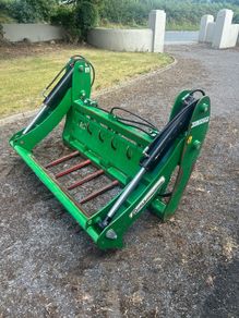 Bale cutter & wrap catcher