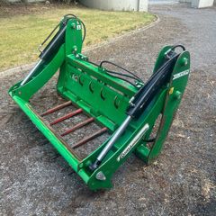 Bale cutter & wrap catcher