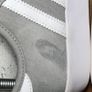 Adidas Boys Grey Canvas Athletic Trainers UK5.5 EUR38   S-B Image 7