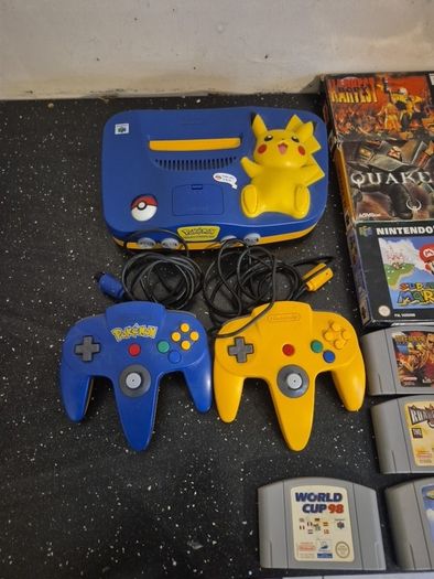 nintendo 64 pikachu edition