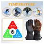 Men's Outdoor Heated Gloves, with Touch Screen, Battery Case, and Adjustable - Polyester,Suitable for outdoor activities, Motorbike, camping, and skiing Image 4