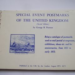 Catalogue 'Special Event Postmarks of the United Kingdom' (1851-1973)