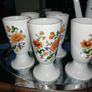 Vintage Porcelain goblets and pourer Image 4