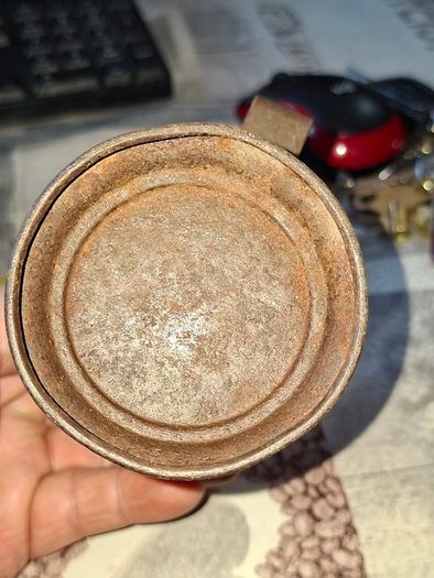 Rare 13 Piece Lot of Antique Chavagnat Tin Measuring Demi-Litre from Paris, France, dating  approximately 1800s.