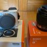 White Sony A6100 + Sony 50mm F1.8 Lens, Lowepro Bag & SD Card Image 3