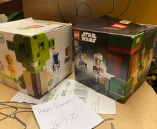Lego Cube Dudes sets SDCC