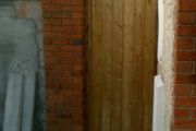 wooden side gate