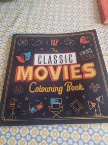 Classic movies colouring book.