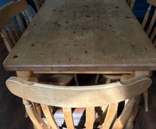 Farmhouse kitchen table and chairs