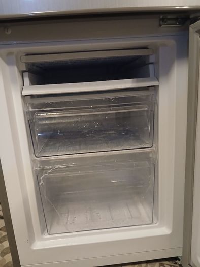Logik silver fridge freezer