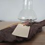 Design Candle Holder with Wooden & Glass Stand Image 3