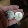 Irish Millenium Punt coin 2000 and 1988 50p Image 4