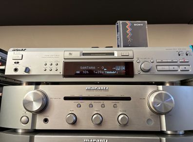 Sony MDS-JE530 MiniDisc Deck - Silver - Fully Working