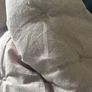Christy haipur double velvet blue throw beige cotton reverse Image 2