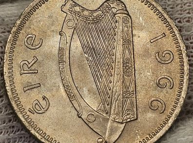 Ireland 1966 Florin 2 Shillings Beautiful Uncirculated Lustrous