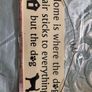 Wooden Dog sign Image 3