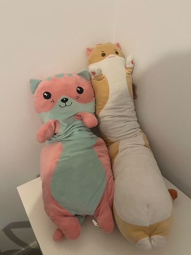 2 Long Cat Plushies