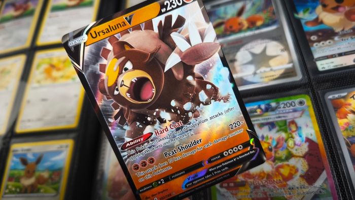 Ursaluna V ! Ultra Rare ! from Silver Tempest Set ! 2022 ! Pokemon Card !