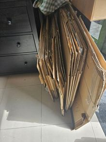 cardboard boxes