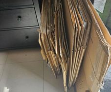 cardboard boxes