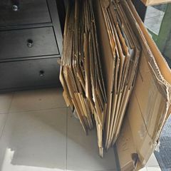 cardboard boxes