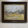 F.E. Nesbitt original signed mountain landscape painting, framed Image 4