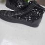 HOGAN Black Leather Sequinced High Tops Sz 40 (Fit 7-7.5UK) Rrp 295 (New) Image 10
