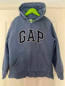 GAP sherpa-lined hoodie