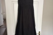 Zara black maxi baby doll dress size XS