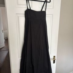 Zara black maxi baby doll dress size XS
