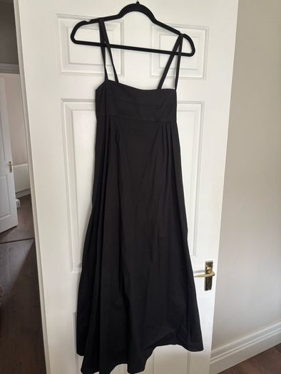 Zara black maxi baby doll dress size XS