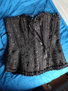 Black corset size M