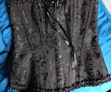 Black corset size M